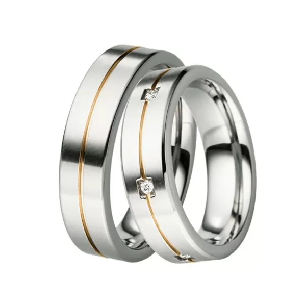 Titánové snubné prstene TR-88024