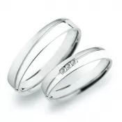 SP-279 Snubné prstene z bieleho zlata SP-279B