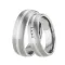 Snubné prstene titán - striebro TS-88001