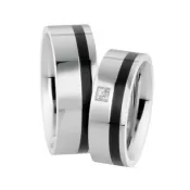 Oceľové snubné prstene ST-88070