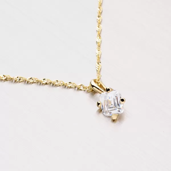 Zlatý prívesok so zirkónom GZ2271