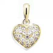 Srdce so zirkónmi DZ2409Y