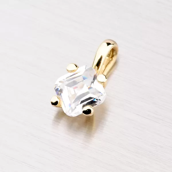 Zlatý prívesok so zirkónom GZ2271