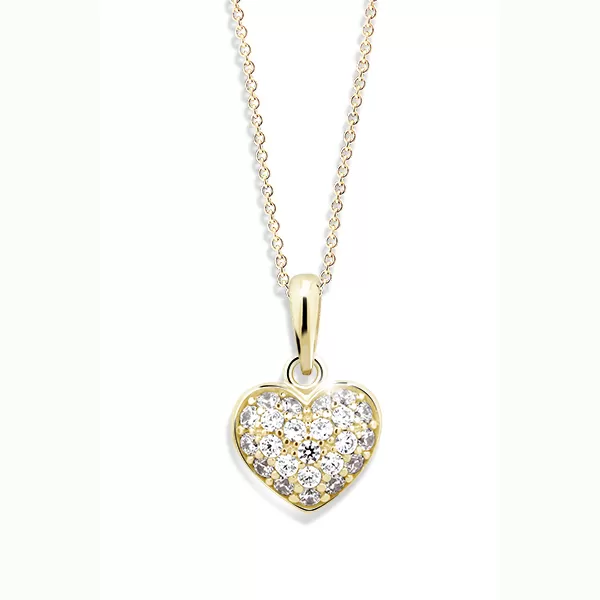 Srdce so zirkónmi DZ2409Y