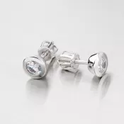 Kôstky z bieleho zlata GZ2294B