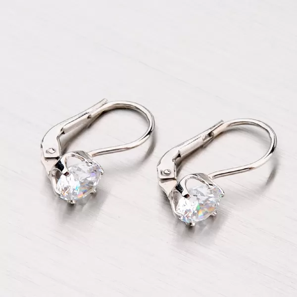 Zlaté náušnice so zirkónom 358-0194