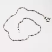 Strieborný náramok s gravírovaním CHRS-Tube2Brt-030