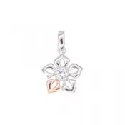 Zlatý prívesok s diamantom - kvetina GKW57513DIA