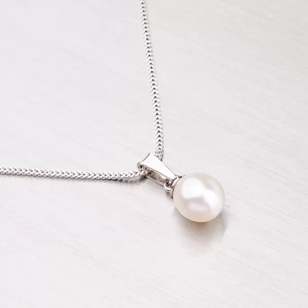 Zlatý prívesok s perlou 43-21152