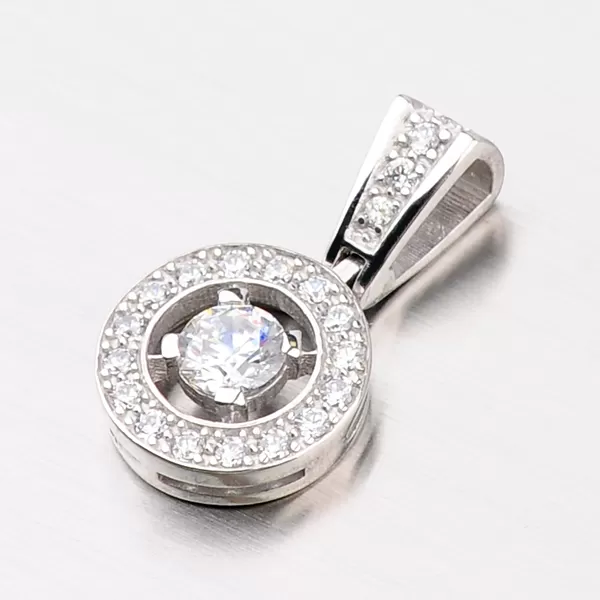 Prívesok z bieleho zlata DZ1978B