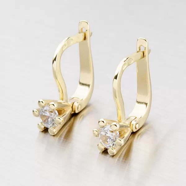 Náušnice zo žltého zlata GZ1965Z