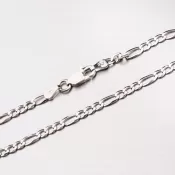 Strieborná retiazka Figaro 3+1 CHRS-073-080-FLAT