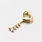 Prívesok v tvare kľúča DZ1921ZL