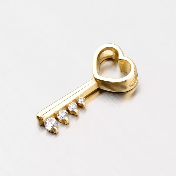 Prívesok v tvare kľúča DZ1921ZL