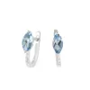 Diamantové zlaté náušnice s topazom GKW48531TPZ