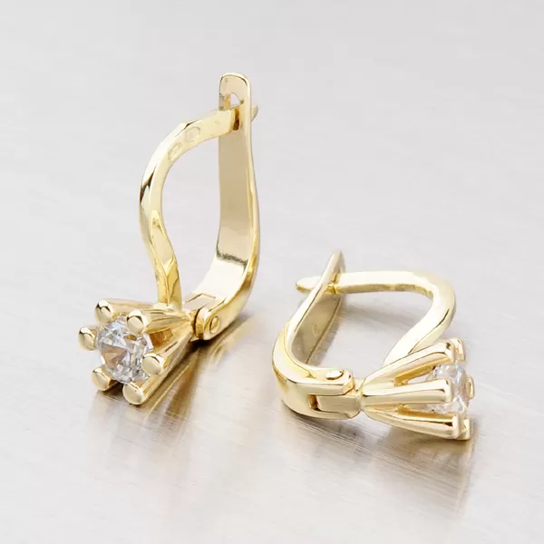 Náušnice zo žltého zlata GZ1965Z