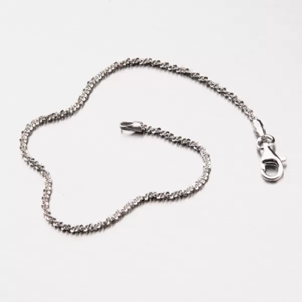 Strieborný náramok s Rodiums Chrs-Rock-030