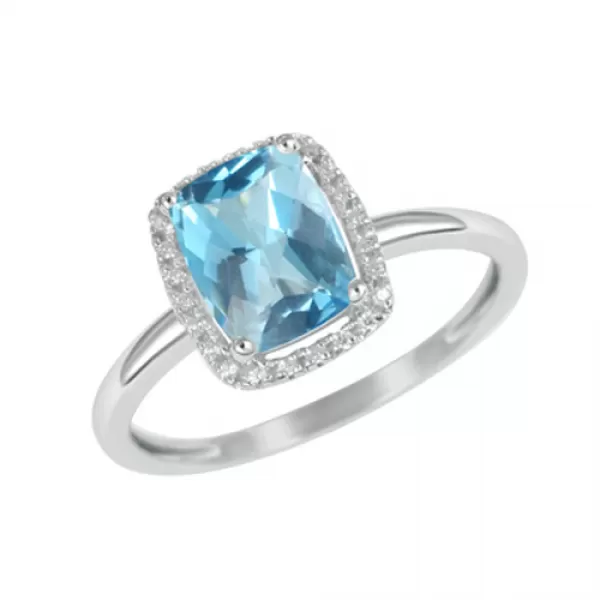 Náušnice s Topaz a Diamonds GKW47282TPZ