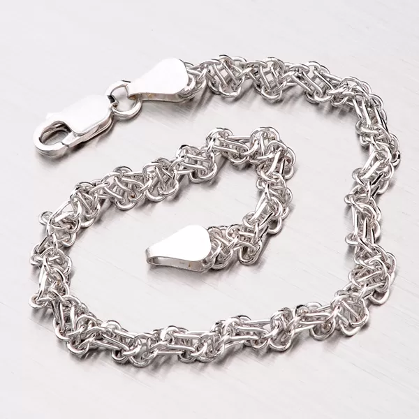 Krútená retiazka zo striebra OTTN-060-Rh