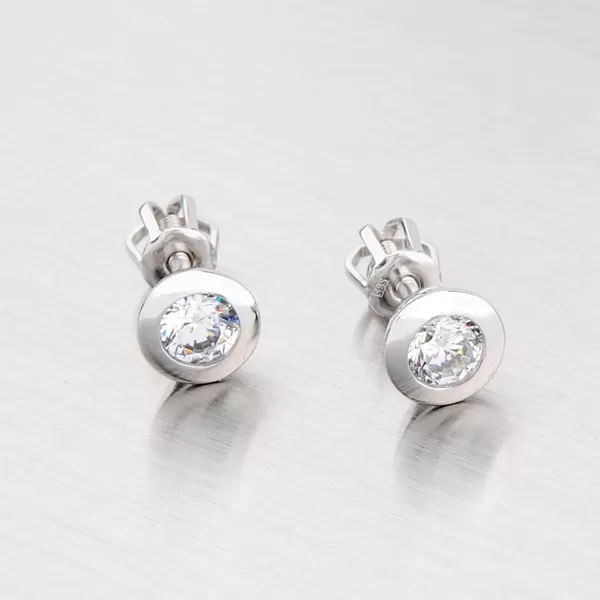 Kôstky z bieleho zlata GZ2294B