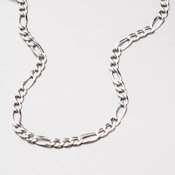 Strieborná retiazka Figaro 3+1 CHRS-073-080-FLAT