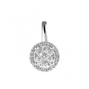 Diamantový prívesok z bieleho zlata GKW54353