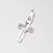 Krížik z bieleho zlata 43-2425