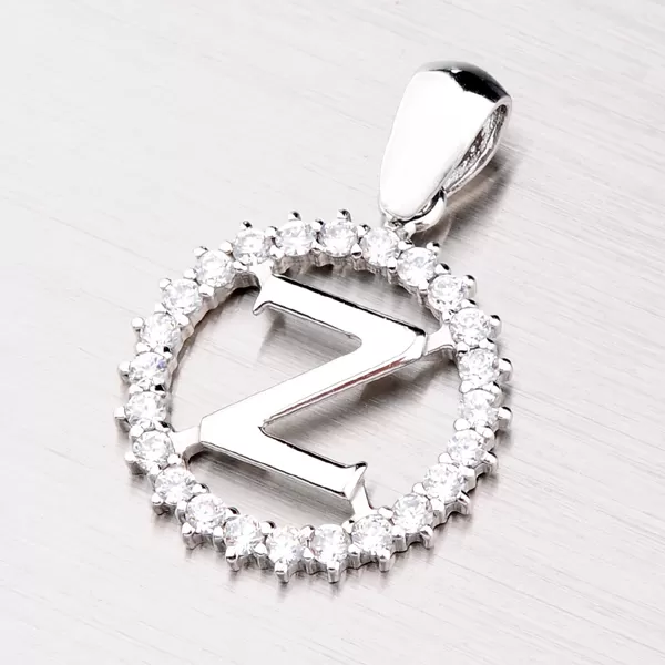 Strieborné písmenko so zirkónmi - Z MPN5192-Z