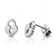 Oceľové náušnice GJES189