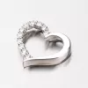 Srdce z bieleho zlata DZ1920B