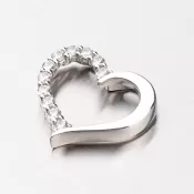Srdce z bieleho zlata DZ1920B