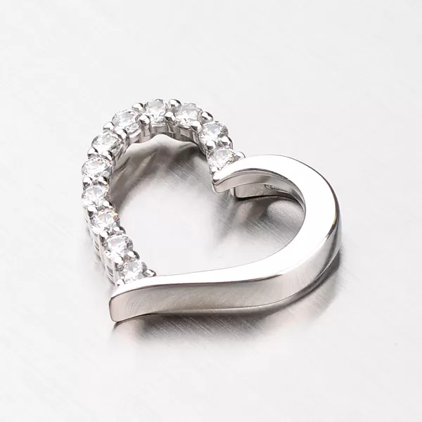 Srdce z bieleho zlata DZ1920B