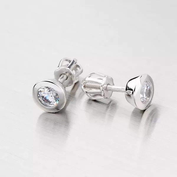 Kôstky z bieleho zlata GZ2293B