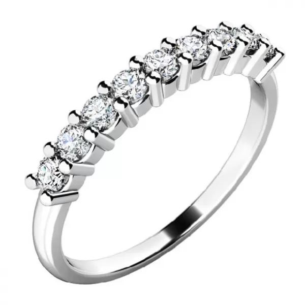 Zásnubný prsteň so zirkónmi ZP-10772-B-ZIR