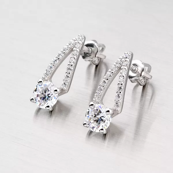 Zlaté visiace náušnice GZ2540B