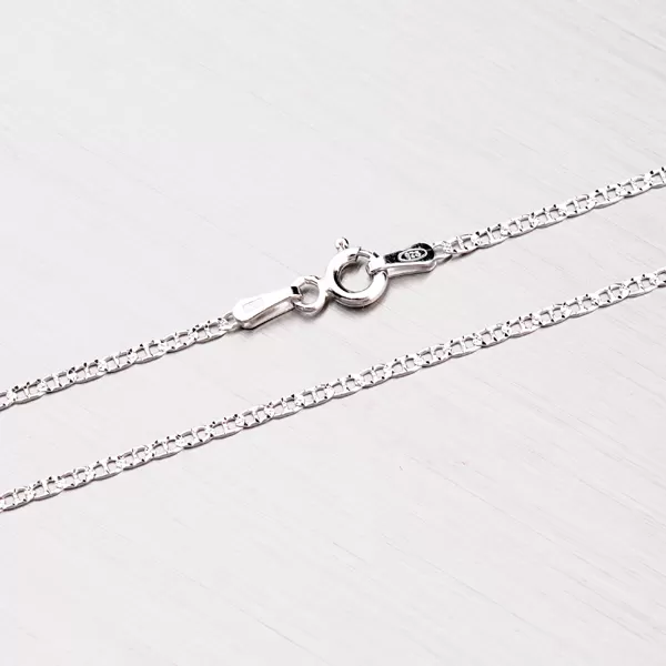 Gravírovaná strieborná retiazka CHRS-10-040-PAVE2L