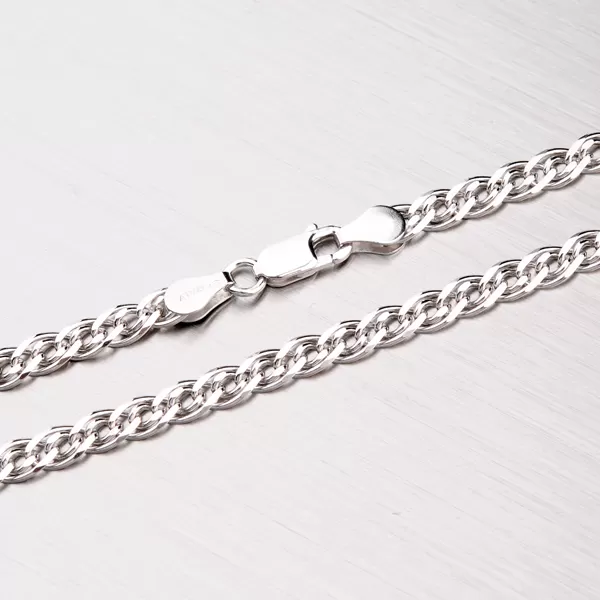 Strieborná retiazka Grand s rhodiovaním CHRS-NONNA-080