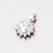 Žiarivý prívesok so zirkónmi YNG3000