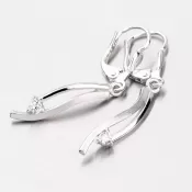 Zlaté visiace náušnice DZ1548B