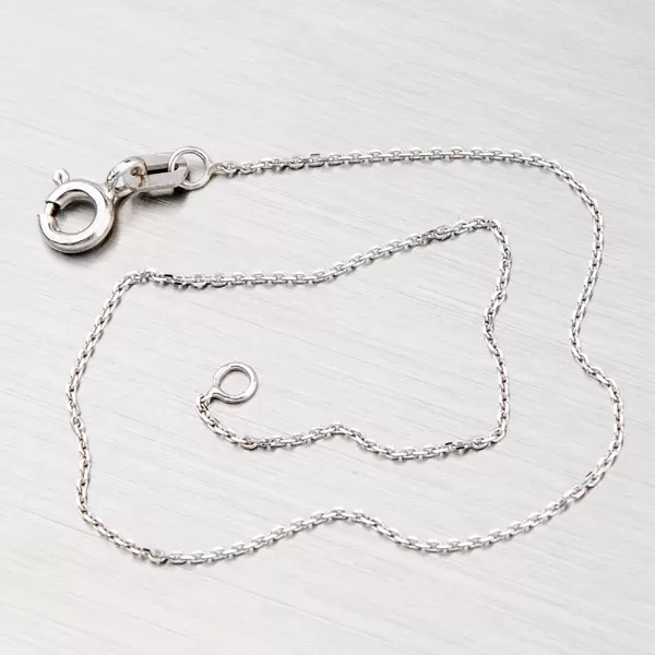 Náramok Anker z bieleho zlata 44-1394