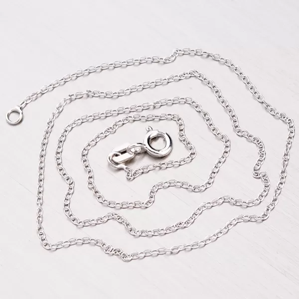 Retiazka Anker z rhodiovaného striebra CHRS-19-020