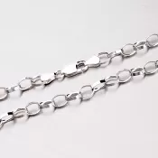 Strieborná retiazka s rhodiovaním ROLOR-042R-Rh