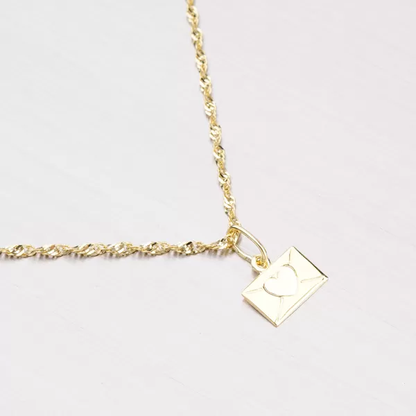 Prívesok zo srdca žltého zlata 322p-131101