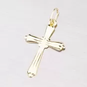 Zlatý prívesok - kríž 322p -131168