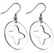 Oceľové visiace náušnice GEPP198