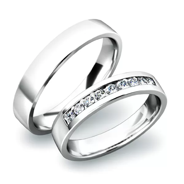 Zlaté snubné prstene SP-61037