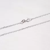 Retiazka Anker z bieleho zlata 45-1318