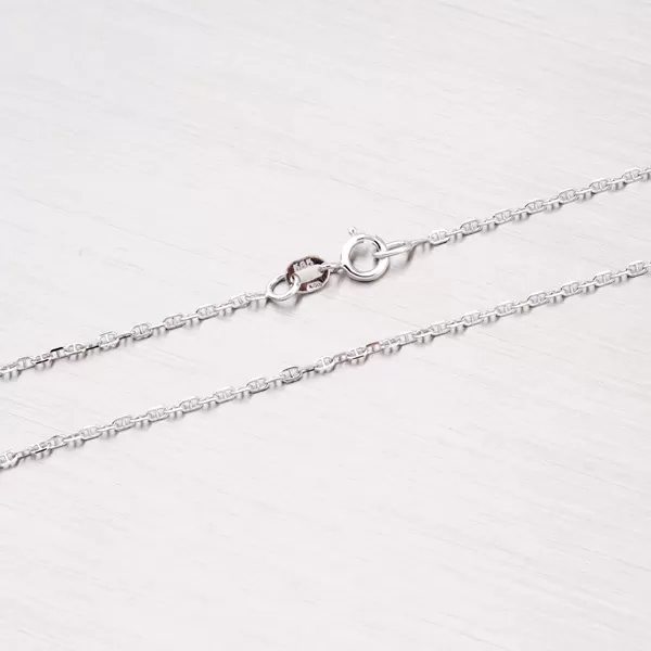 Retiazka Anker z bieleho zlata 45-1318