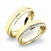 Zlaté snubné prstene SP-61035Z