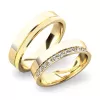 Snubné prstene zo žltého zlata SP-61039